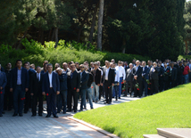 Azerbaijan marks 93rd birthday anniversary of National Leader Heydar Aliyev. Azerbaijan, Baku, 10 May 2016